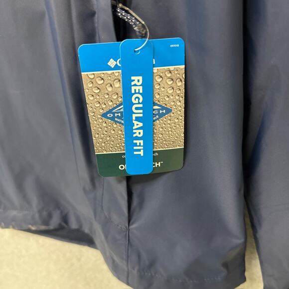 Columbia Watertight II Jacket L NWT Navy CoastalDad Packable | Golf Layer - Picture 8 of 10